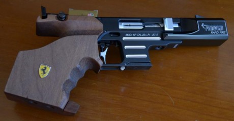Vendo pistola Pardini SP Rapid Fire Cal. 22 L.R. (Mecánica).
Fabricada a finales de 2015, adquirida en 02