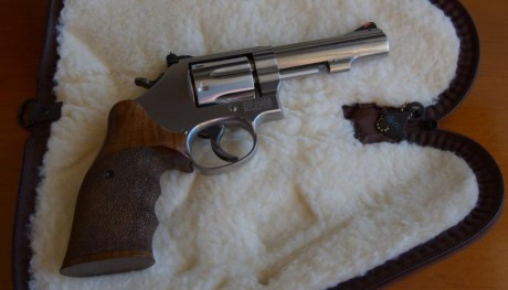 Vendo revólver Smith & Wesson 4" Cal. 38 Special.
Comprado en 2015, único propietario.
Guiado 20