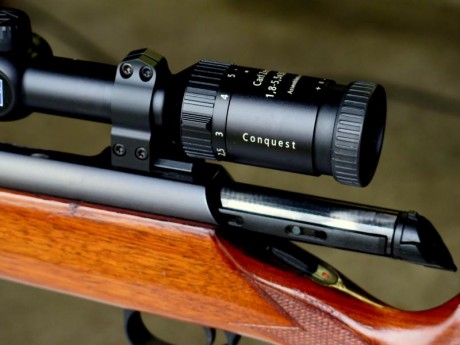 Por dejar la caza SE VENDE Mauser-Werke calibre 30.06, cerrojo rectilíneo con mira de batida CARL ZEIS 01