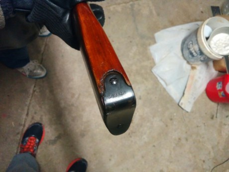 Hola compañeros vendo un rifle mosin nagant con la misma  numeracion en el rifle, cargador y cerrojo.
No 02