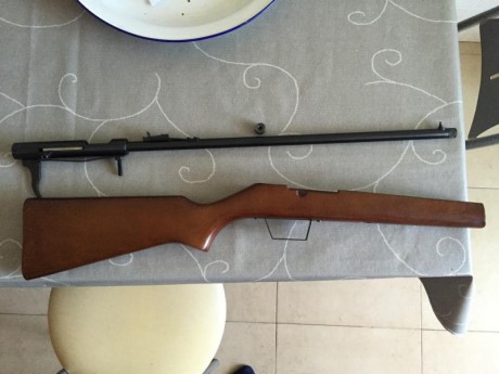 Vendo la unica carabina que la casa cometa fabrico en 22 lr, está nueva no ha pegado más de 10 tiros, 02