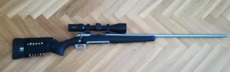 browning x-bolt stainless stalker calibre 338 bases y anillas warne fijas. sin visor 750 euros . con visor 01