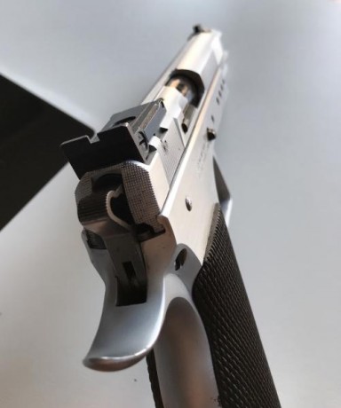 Vendo TANFOGLIO LIMITED, 9 mm/Pb, inox, con dos cargadores de 17 y uno de 16, con dos gatillos uno recto 20