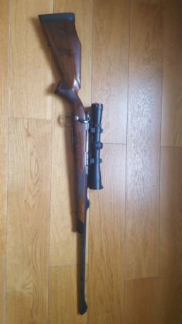 Buenos dias
Vendo rifle Heym SR21 con visor Leupold European 4-12x40. Tubo de 30. Version europea de la 00