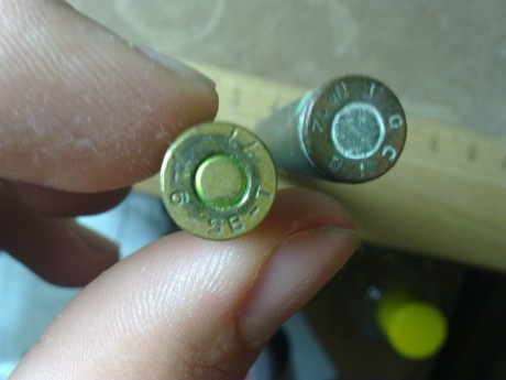 Hace años me encontre por el monte unas cuantas balas de la epoca de la guerra civil, habian que estaban 01