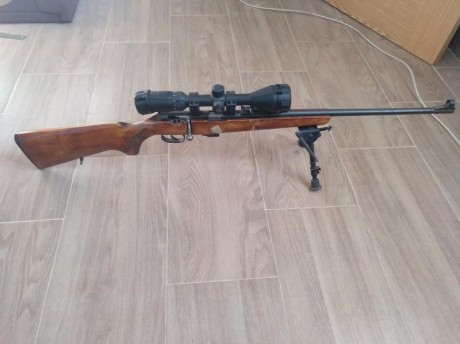 Hola a todos, 

Pues eso, vendo una carabina Toz-17, vieja y dura, en buen estado, era un proyecto para 00