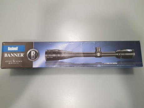 Bushnell banner 6-24×40 modelo nuevo sólo estrenado y en un pcp.
El uso que tiene es una puesta tiro con 02