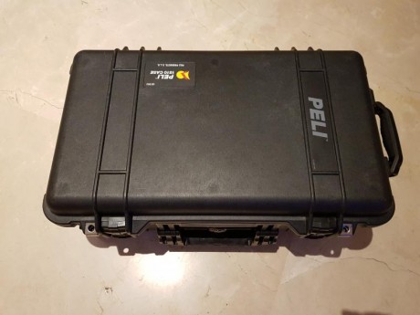 Hola vendo Maleta Peli. Las medidas interiores son Largo 500mm x ancho 270mm x profundo 140mm. Precio 01