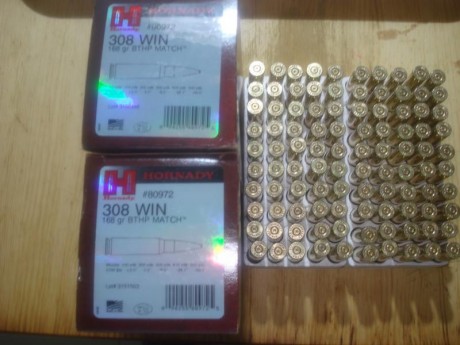 Muy buenas,

Vendidas las 140 vainas de la acreditada marca Hornady calibre .308W con un solo tiro, pasadas 00