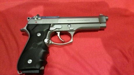 Buenas tardes
Vendo Beretta 92 FS inox. cal 9 Pb
Perfecto estado. Cachas hogue.
Actualmente guiada en 02