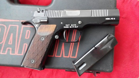 Hola, vendo Pardini PC9, 9 Para., dos cargadores y caja original.
Precio 625 €, más gastos de envío.
Saludos 02