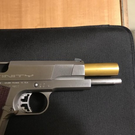 RETIRADA DE LA VENTA. Infinity monohilera 1911 en cinco pulgadas 
Acero inox. Una maquina de hacer dieces. 00