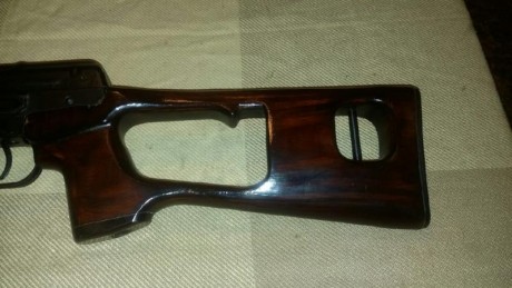 Buenas,

Pongo en venta un IZHMASH TIGR en calibre original 7,62x54R en magnífico estado.

Se puede ver 42