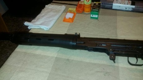 Buenas,

Pongo en venta un IZHMASH TIGR en calibre original 7,62x54R en magnífico estado.

Se puede ver 40