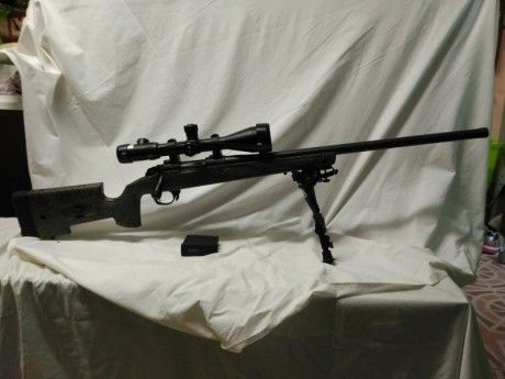 Se vende estupendo conjunto compuesto por:
Rifle Bergara HMR calibre .308, en perfecto estado muy pocos 02