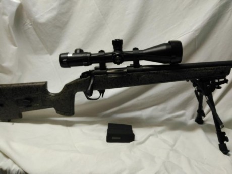 Se vende estupendo conjunto compuesto por:
Rifle Bergara HMR calibre .308, en perfecto estado muy pocos 00