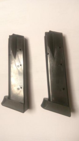 Buenas tardes,

Vendo 2 cargadores de la pistola CZ Shadow de 18 cartuchos de capacidad.

Fueron comprados 01