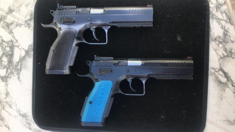 Muy buenas, vendo equipo compuesto por 2 pistolas tanfoglio stock 3. Una de las pistolas es la que utilizo 02