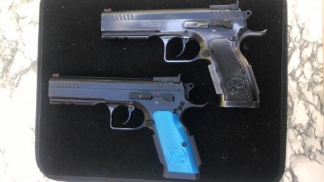 Muy buenas, vendo equipo compuesto por 2 pistolas tanfoglio stock 3. Una de las pistolas es la que utilizo 01