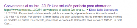 Ambos cañones "espejo". Todos son originales y la pistola no tiene ningun gambio. / trigger 41