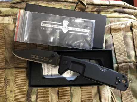 Extrema Ratio Fulcrum II D
Nueva sin estrenar de vitrina.
Precio 200€,envio incluido a Peninsula 24h.
Se 02