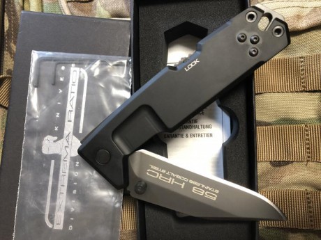 Extrema Ratio Fulcrum II D
Nueva sin estrenar de vitrina.
Precio 200€,envio incluido a Peninsula 24h.
Se 00