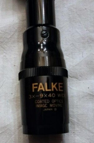 Se vende visor Falke 3x9x40.
No tiene monturas.
Está en Lugo. Interesados contactar directamente con propietario 00