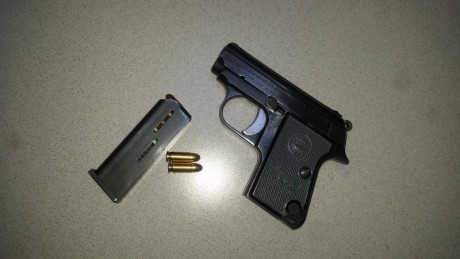 Pistola Astra Cub calibre 6.35. Ideal para porte de paisano. Regalo de funda tobillera. Guiada en A. Comunidad 02