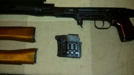 Buenas,

Pongo en venta un IZHMASH TIGR en calibre original 7,62x54R en magnífico estado.

Se puede ver 50