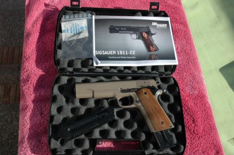 Hola,vendo sig sauer 1911-22 comprará recientemente a otro compañero de este foro,la vendo por que no 02