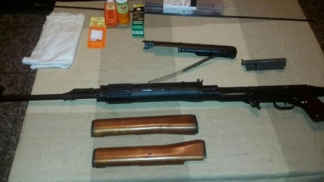 Buenas,

Pongo en venta un IZHMASH TIGR en calibre original 7,62x54R en magnífico estado.

Se puede ver 62