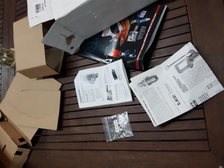 sin apenas uso, plato superior para vainas y 3 tubos, 2 recambios del soporte para los dies, 1 recambios 00