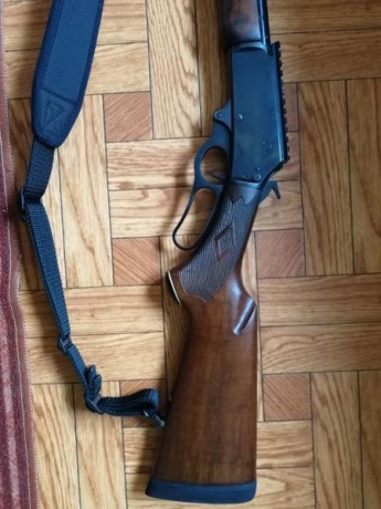 Se vende rifle de palanca marlin calibre 444.buen estado y poco uso. Lo vendo por no usar. Con base weaver. 60