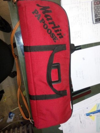 Hola, se vende marlin papoose, en estado casi de coleccion, con 1 cargador.
Carabina desmontable con años 01