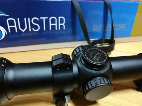 Buenas noches, 
Vendo visor Avistar 1-4 x 24 con retícula iluminada en rojo o verde, perfecto para batidas 00