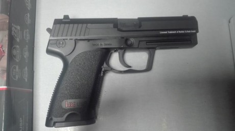 Se vende pistola HK USP de 4,5mm co2 de Umarex,nueva sin uso,ideal para regalar, la mejor pistola calidad/precio 01