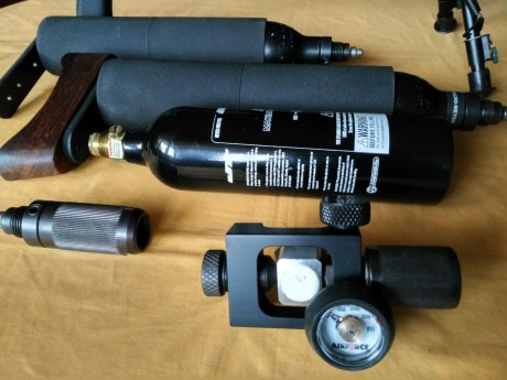 Vendo Airforce  Talón 5.5 con poco uso. Habrá tirado tres cajas de balines.
Visor Airforce 4-16x50.
Tri 51