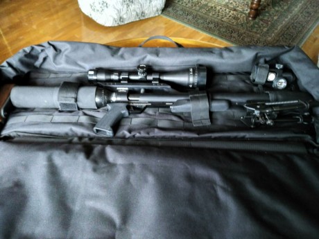 Vendo Airforce  Talón 5.5 con poco uso. Habrá tirado tres cajas de balines.
Visor Airforce 4-16x50.
Tri 80
