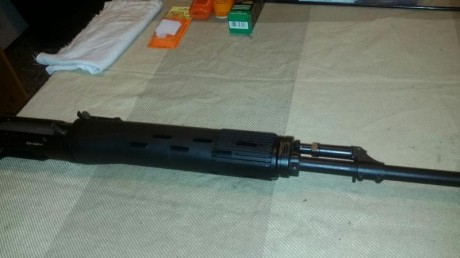 Buenas,

Pongo en venta un IZHMASH TIGR en calibre original 7,62x54R en magnífico estado.

Se puede ver 80