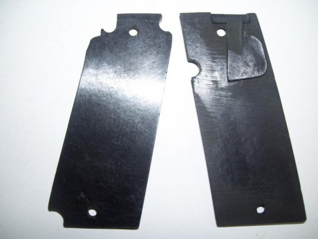 Hola
pongo a la venta unos cuantos pares de cachas de pistolas Star
aqui va el primero 
Pareja de cachas 11