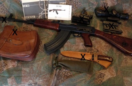 Vendo Vz 58, 7,62x39. Repetición. Esta prácticamente nuevo, ha tirado un par de cajas.
Solo el rifle y 00
