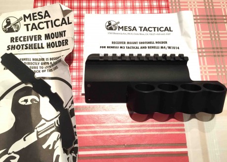 RETIRADO¡¡¡
Nuevo a estrenar. Soporte Mesa Tactical para visor y cartuchos calibre 12. Escopeta Benelli 01