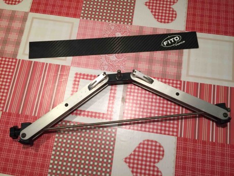 VENDIDO Muy buen estado. Bípode Big Foot de Fito Force de aluminio más banda Fito Force para cañón y evitar 01