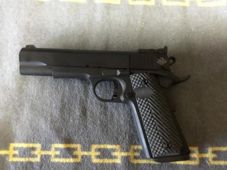 En Madrid.
Precio 600€ + gastos de envío.
En licencia F
Rock Island
Cañón pesado (Bull barrel) de 5"
Martillo 02