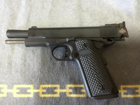 En Madrid.
Precio 600€ + gastos de envío.
En licencia F
Rock Island
Cañón pesado (Bull barrel) de 5"
Martillo 01