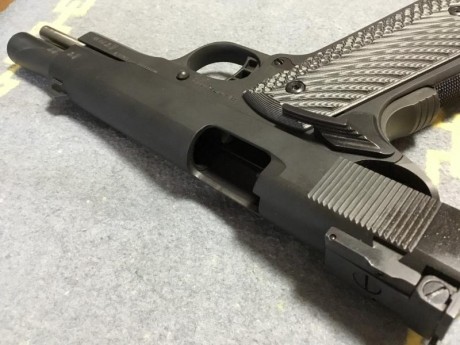 En Madrid.
Precio 600€ + gastos de envío.
En licencia F
Rock Island
Cañón pesado (Bull barrel) de 5"
Martillo 11