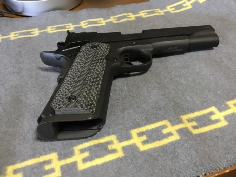 En Madrid.
Precio 600€ + gastos de envío.
En licencia F
Rock Island
Cañón pesado (Bull barrel) de 5"
Martillo 10