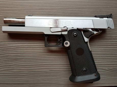 HOLA POR FALTA DE SITIO EN MI CUPO,PONGO A LA VENTA MI SPS CALIBRE 45,EL ARMA ESTA EN PERFECTO ESTADO,SI 01