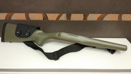 Era de un Police LTR de acción corta (308).
En negro quedaba muy sosa así que la he pintado en verde y 02