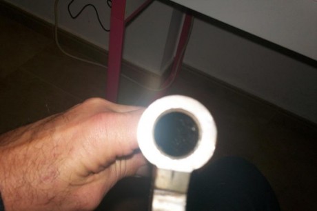 vendo escopeta monotiro lig calibre 14mm,desmontable (no plegable) en buen estado,no tiene oxidos,con 11
